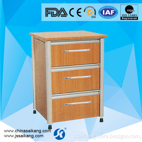 Three Drawer Hospital Bedside Cabinet